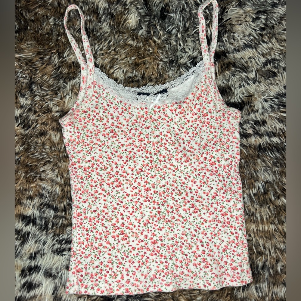 floral brandy tank